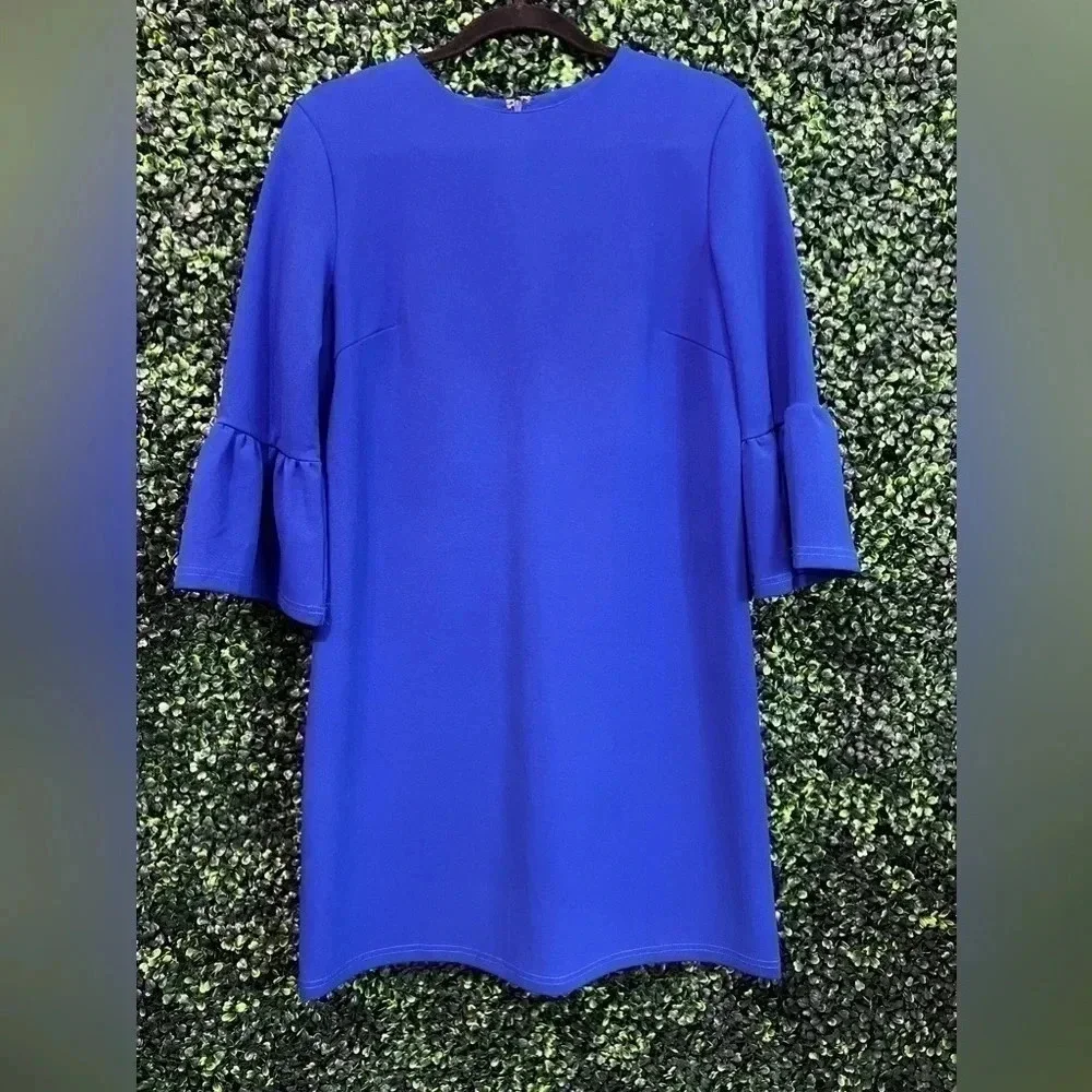 Boutique Dress with Bell Sleeves - Large - Picture 2 of 6